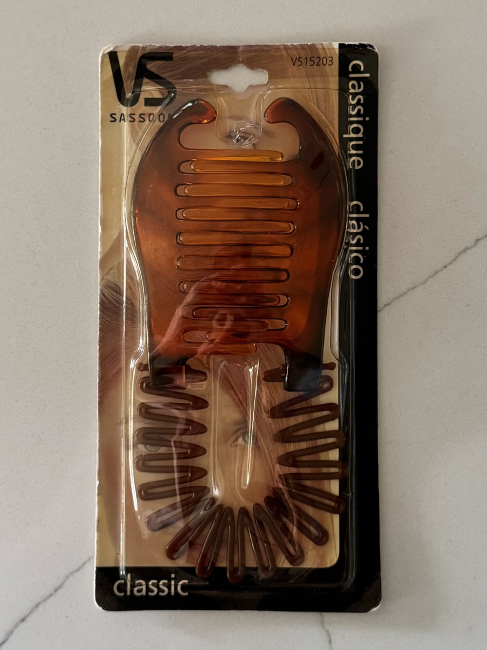 NOS~Vintage Y2K Vidal Sassoon Classic Hair Clip Brown